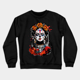 Halloween Women Skeleton Crewneck Sweatshirt